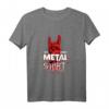 Kinder My First Metal Shirt - Heavy Metal Kids Thrash Pommesgabel T-Shirt für kleine Headbanger, ideal als Geschenk zu Geburtstag, Weihnachten oder Festival