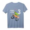 Kinder T-Shirt zum 3. Geburtstag mit Dinosaurier, Monster Truck & Fahrzeugmotiven - Für Jungen & Mädchen