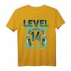 Level 14 Jahre Gamer T-Shirt für Jungen & Mädchen – Perfektes Geburtstagsgeschenk mit Headset-Motiv für den nächsten Lan-Party & Gaming-Event