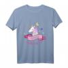 Kinder T-Shirt Große Schwester mit Einhorn – Buntes Geschenkidee für Geschwister, klassisch geschnitten