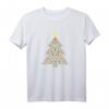 HapDog Xmas Merry Christmas T-Shirt – Festliches Tannenbaum Shirt mit Sternen für Familie & Weihnachtspartys