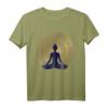 Yoga & Meditation Kleidung mit Namaste - Spirituelles T-Shirt, Buddha Symbol, für Ruhe, Liebe & Frieden, Gr. S - XXXL