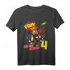 Kinder 4. Geburtstag Jungen - Ich bin schon 4 Jahre Cartoon Ninja T-Shirt für Geburtstag, Kindergarten & Geschenkideen