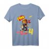 Kinder 4. Geburtstag Jungen - Ich bin schon 4 Jahre Cartoon Ninja T-Shirt für Geburtstag, Kindergarten & Geschenkideen