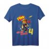 Kinder 4. Geburtstag Jungen - Ich bin schon 4 Jahre Cartoon Ninja T-Shirt für Geburtstag, Kindergarten & Geschenkideen