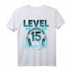 Level 15 Jahre Gamer T-Shirt für Jungen & Mädchen - Perfekt für Geburtstag, LAN Party & Gaming-Fans