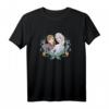 HapDog Frozen Anna & Elsa Sisters Floral Portrait T-Shirt - Offiziell lizenziertes Disney-Design