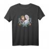 HapDog Frozen Anna & Elsa Sisters Floral Portrait T-Shirt - Offiziell lizenziertes Disney-Design