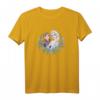HapDog Frozen Anna & Elsa Sisters Floral Portrait T-Shirt - Offiziell lizenziertes Disney-Design