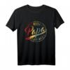 Vintage Bester Papa Der Welt Retro Vatertag T-Shirt – Originelles Geschenk für Papa, Vater, Opa zu Geburtstag, Weihnachten & Vatertag
