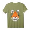 Kinder Tiger Gesicht T-Shirt für Jungen & Mädchen – Perfekt als Halloween Kostüm, Geburtstags- oder Weihnachtsgeschenk für Tigerliebhaber
