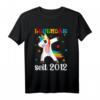 Legendär seit 2012 Mädchen Einhorn T-Shirt | Geburtsgeschenk für Mädchen geboren 2012