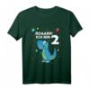 Kinder 2. Geburtstag Dino T-Rex Dinosaurier T-Shirt – Perfektes Geschenk für Zweijährige, Dino Thema