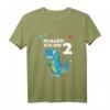 Kinder 2. Geburtstag Dino T-Rex Dinosaurier T-Shirt – Perfektes Geschenk für Zweijährige, Dino Thema