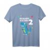 Kinder 2. Geburtstag Dino T-Rex Dinosaurier T-Shirt – Perfektes Geschenk für Zweijährige, Dino Thema
