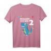 Kinder 2. Geburtstag Dino T-Rex Dinosaurier T-Shirt – Perfektes Geschenk für Zweijährige, Dino Thema