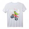 Kinder Geburtstag T-Shirt für 4 Jahre Dinosaurier & Monster Truck – Jungen und Mädchen, klassisch geschnitten, doppelt genähter Saum