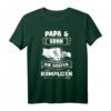 Papa Sohn Die Besten Komplizen Geschenk T-Shirt - Witziges und personalisiertes Vater-Sohn Geschenk mit Spruch