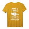 Papa Sohn Die Besten Komplizen Geschenk T-Shirt - Witziges und personalisiertes Vater-Sohn Geschenk mit Spruch