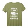 Papa Sohn Die Besten Komplizen Geschenk T-Shirt - Witziges und personalisiertes Vater-Sohn Geschenk mit Spruch