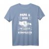 Papa Sohn Die Besten Komplizen Geschenk T-Shirt - Witziges und personalisiertes Vater-Sohn Geschenk mit Spruch