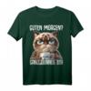 Kaffee Morgenmuffel Mitarbeiter Spruch Katze Lustig Geschenk T-Shirt – Humorvolles Outfit für Langschläfer und Arbeitskollegen