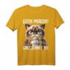 Kaffee Morgenmuffel Mitarbeiter Spruch Katze Lustig Geschenk T-Shirt – Humorvolles Outfit für Langschläfer und Arbeitskollegen