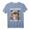 Kaffee Morgenmuffel Mitarbeiter Spruch Katze Lustig Geschenk T-Shirt – Humorvolles Outfit für Langschläfer und Arbeitskollegen