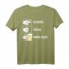 Lustiges Schere Stein Paar Bier T-Shirt für Malle & JGA - Perfekt für Junggesellenabschied, Party & Geburtstagsgeschenke