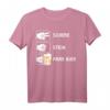 Lustiges Schere Stein Paar Bier T-Shirt für Malle & JGA - Perfekt für Junggesellenabschied, Party & Geburtstagsgeschenke