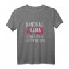 Damen Handball Mama T-Shirt – Witziges Spruchmotiv, ideales Geschenk für Handballerinnen, Mütter & Trainerinnen zu Geburtstag, Muttertag & Weihnachten