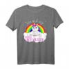 Ich bin die große Schwester Einhorn T-Shirt – Perfektes Geschenk für große Schwestern zu Weihnachten, Geburtstagen und Familienfesten