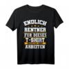 Endlich Rentner 2024 T-Shirt – Lustiges Geschenk für Oma, Opa, Eltern und Kollegen zum Ruhestand, Geburtstag & Weihnachten