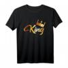 King & Queen Matching T-Shirts für Paare, Familien & Verlobte – Perfekt für Valentinstag, Familienfeiern & besondere Anlässe