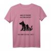 Hund Katze Pfote T-Shirt für Hunde- und Katzenbesitzer - Perfektes Geschenk für Tierliebhaber zu Geburtstagen, Weihnachten und Feiern