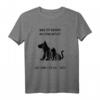Hund Katze Pfote T-Shirt für Hunde- und Katzenbesitzer - Perfektes Geschenk für Tierliebhaber zu Geburtstagen, Weihnachten und Feiern