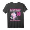 Lustiges 50. Geburtstag T-Shirt mit Einhorn – Humorvolles Geschenk für Männer und Frauen zum 50. Geburtstag