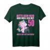Lustiges 50. Geburtstag T-Shirt mit Einhorn – Humorvolles Geschenk für Männer und Frauen zum 50. Geburtstag