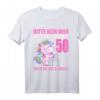 Lustiges 50. Geburtstag T-Shirt mit Einhorn – Humorvolles Geschenk für Männer und Frauen zum 50. Geburtstag