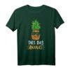 Dies Das Ananas T-Shirt – Buntes, tropisches Sommer-Shirt mit klassischem Schnitt und doppeltem Saum