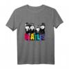 Kinder Die Beatles bunt T-Shirt - Offizielles Lizenzprodukt für kleine Beatles-Fans, bunte Band-Motiv