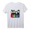 Kinder Die Beatles bunt T-Shirt - Offizielles Lizenzprodukt für kleine Beatles-Fans, bunte Band-Motiv