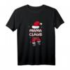 Mama Claus Weihnachtsmann Partnerlook T-Shirt – Lustiges Familienkostüm für die Weihnachtszeit, ideal für Weihnachtsfeiern & Geschenke unter dem Baum
