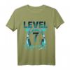 Gamer T-Shirt für Kinder zum 7. Geburtstag - Level 7 Freigeschaltet mit Headset Motiv für Jungen & Mädchen, perfekt für LAN-Partys & Geburtstagsfeiern