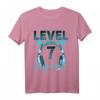 Gamer T-Shirt für Kinder zum 7. Geburtstag - Level 7 Freigeschaltet mit Headset Motiv für Jungen & Mädchen, perfekt für LAN-Partys & Geburtstagsfeiern