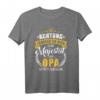 Achtung seine Majestät der Opa Spruch T-Shirt – Klassisches Geschenk für den Großvater zum Vatertag & Geburtstag