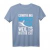 Genitiv Ins Wasser Weil Es Dativ Ist - Lustiges Lehrer T-Shirt mit Wortspiel für Lehrer, Erzieher & Pädagogen