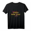 Silvester Shirt für Frauen & Männer - Happy New Year T-Shirt mit Feuerwerk für Silvesterpartys & Neujahrsfeier