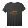 Silvester Shirt für Frauen & Männer - Happy New Year T-Shirt mit Feuerwerk für Silvesterpartys & Neujahrsfeier