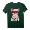 Schweine Nope Schweinchen Kinder Mädchen T-Shirt – Lustiges Schweine Design für Landwirte, Züchter & Schweine Liebhaber als Geschenkidee